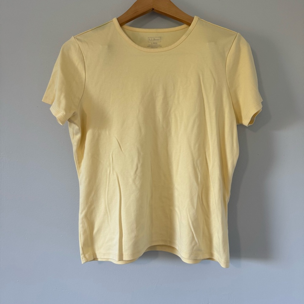 L.L. Bean Soft Cream Tee